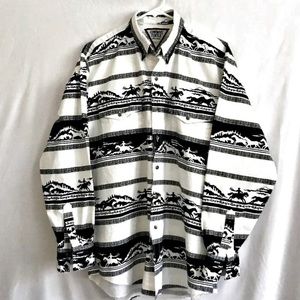 Cowboys' Turtle Association Men's Western Roper
L/S Button Down Shirt Size L/M